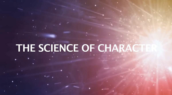 Image of title screen for the Science of Character
