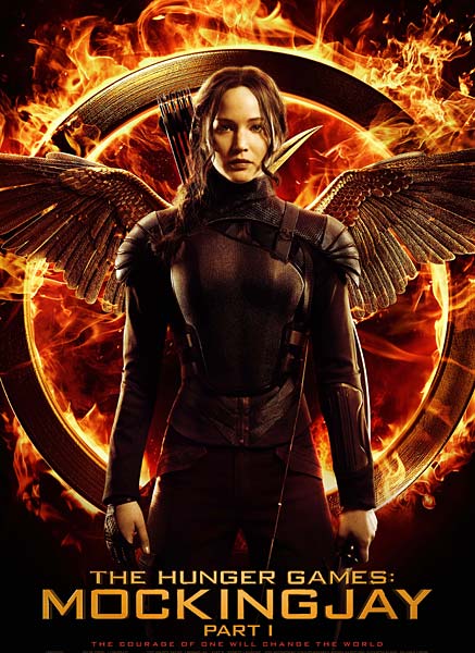 Image of the Mockingjay Part 1 film poster