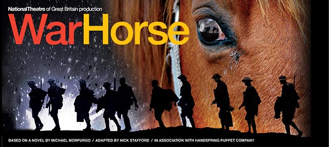 Image of the War Horse show banner
