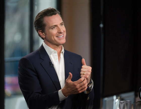 Image of California Lt. Governor Gavin newsom