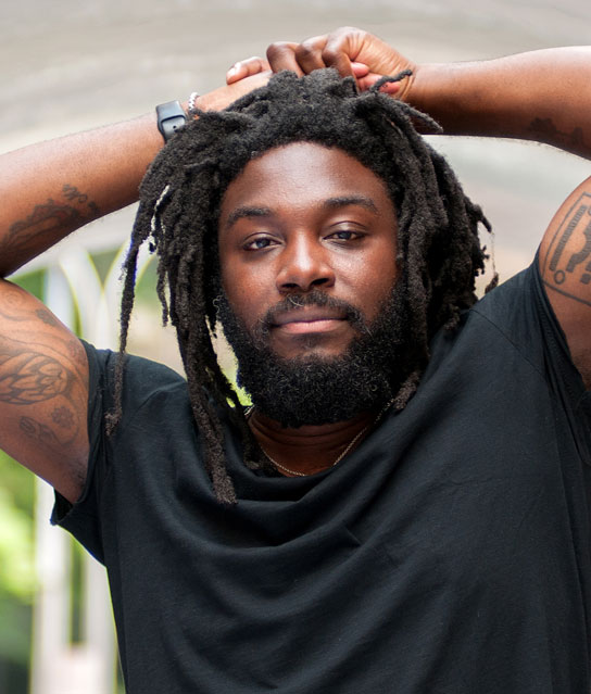 Image of Jason Reynolds (photo credit: Ben Fractenberg)